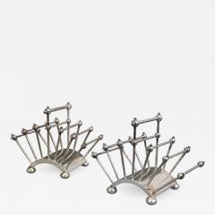 Christopher Dresser Christopher Dresser A Fine Pair of Silver Plated Letter or Toast Racks 188 - 2294726