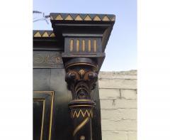 Christopher Dresser Dr C Dresser Attr Aesthetic Movement Incised Gilded Ebonized Display Cabinet - 4191648