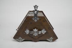 Christopher Dresser Dr C Dresser Attri Aesthetic Movement Walnut Coal Scuttle with Stylized Mounts - 4188636
