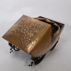 Christopher Dresser Dr C Dresser attributed For Benham Froud a Brass Wrought Iron Coal Box - 4188647
