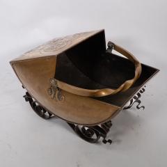 Christopher Dresser Dr C Dresser attributed For Benham Froud a Brass Wrought Iron Coal Box - 4188648