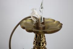 Christopher Dresser Dr Christopher Dresser manner An Aesthetic Movement brass five arm chandelier - 4182865