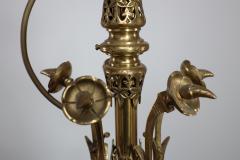 Christopher Dresser Dr Christopher Dresser manner An Aesthetic Movement brass five arm chandelier - 4182867