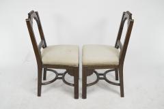 Christopher Dresser R Boyd in the style of Dr C Dresser A pair of oak side chairs - 4193243