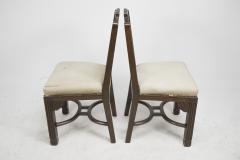 Christopher Dresser R Boyd in the style of Dr C Dresser A pair of oak side chairs - 4193251