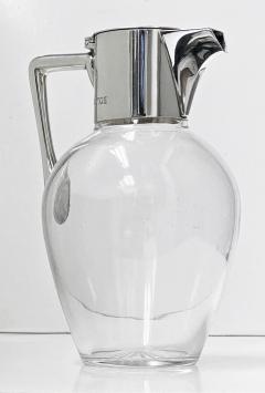 Christopher Dresser Silver Glass Claret Jug London 1897 Heath and Middleton - 2022082