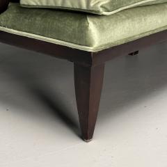 Christopher Guy Christopher Guy Contemporary Modern Sofa Mint Green Velvet Black Wood - 3483058