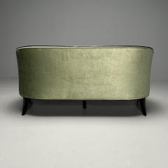 Christopher Guy Christopher Guy Contemporary Modern Sofa Mint Green Velvet Black Wood - 3483061