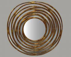 Christopher Guy Round mirror with carved and gilded frame Christopher Guy Singapore circa 2000 - 4360365