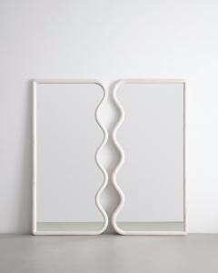 Christopher Miano Squiggle Mirror Full Length Bleached Maple - 3145153