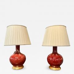 Christopher Spitzmiller Pair Christopher Spitzmiller Large Single Gourd Lamps - 4565832