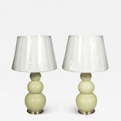 Christopher Spitzmiller Pair of Christopher Spitzmiller Triple Gourd Table Lamps - 4000374