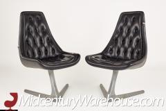 Chromcraft Sculpta Mid Century Star Trek Chairs Pair - 2356021