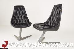 Chromcraft Sculpta Mid Century Star Trek Chairs Pair - 2356023