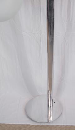 Chrome Arc and Frosted Shade Floor Lamp - 2963974