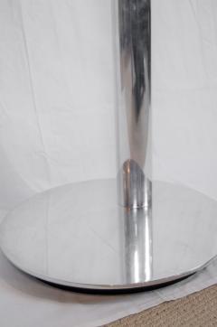 Chrome Arc and Frosted Shade Floor Lamp - 2963978