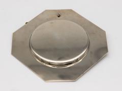 Chrome Ashtray with Brass Alligator Late 20th Century - 3008585