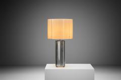 Chrome Plated Geometric Table Lamp Europe Mid 20th Century - 4309478