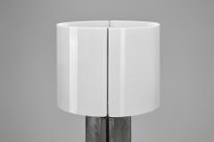 Chrome Plated Geometric Table Lamp Europe Mid 20th Century - 4309481