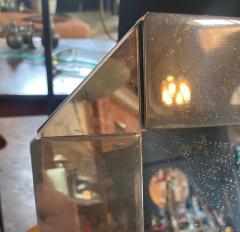 Chrome Plated Vanity Square Table Mirror circa 1970s - 1211276