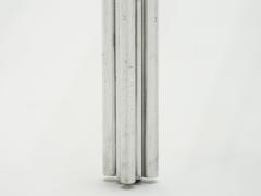 Chrome aluminium George Ciancimino square coffee table 1975 - 1081963