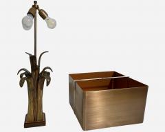 Chrystiane Charles Large Water Leaf lamp Chrystiane Charles Maison Charles France circa 1970 - 4524668