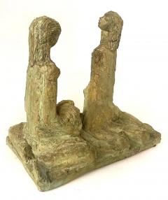 Chuck Dodson 1970s Chuck Dodson Erotic Figurative Sculpture of a M nage Trois - 3604712