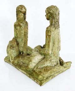 Chuck Dodson 1970s Chuck Dodson Erotic Figurative Sculpture of a M nage Trois - 3604756