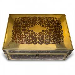 Cigar Humidor with Brass Inlaid England 19th Century - 147048