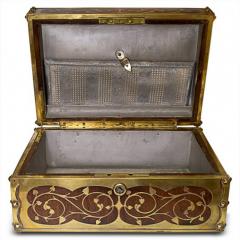 Cigar Humidor with Brass Inlaid England 19th Century - 147049