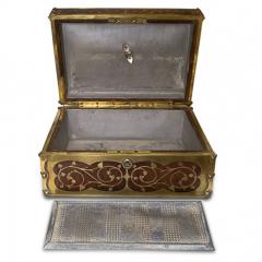 Cigar Humidor with Brass Inlaid England 19th Century - 147050