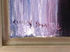 Cindy Shaoul Dripping Dots Hyde Park 2018 Oil Painting on Canvas Framed by Cindy Shaoul - 1113004