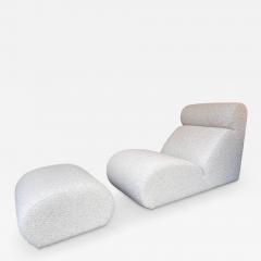 Cini Boeri Bobo Relax Lounge Chair with Ottoman by Cini Boeri for Arflex 1960s - 2393326