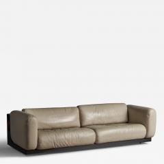 Cini Boeri Sofa with Plastic and Leather for Gavina Knoll Italy 1970s - 4771067