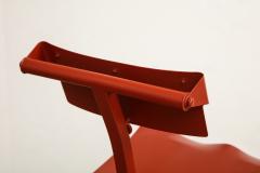 Cinnabar Red Industrial Chair - 872824