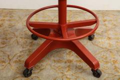 Cinnabar Red Industrial Chair - 872831