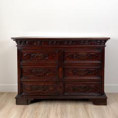 Circa 1700 Baroque Walnut Italian Chest - 2006123