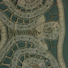 Circa 1700 Lace Embroidered Picture - 4461415