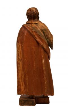 Circa 1700 Large Carved Wood Spanish Colonial Saint Joseph - 1818404