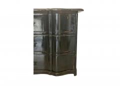 Circa 1730 Ebonized Louis XIV Arbalette Commode from Switzerland - 3981956