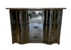 Circa 1730 Ebonized Louis XIV Arbalette Commode from Switzerland - 4205799