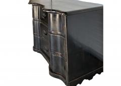 Circa 1730 Ebonized Louis XIV Arbalette Commode from Switzerland - 4205821