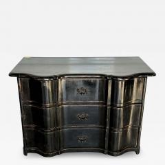 Circa 1730 Ebonized Louis XIV Arbalette Commode from Switzerland - 4208175