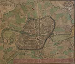 Circa 1732 Map of Nuremberg - 2202774