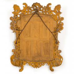 Circa 1760 Italian Rococo Giltwood Wall Mirror probably Milan 71 H x 56 W - 4501788