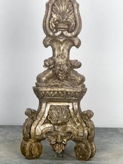 Circa 1780 Baroque Silver Gilt Pricket Italy - 2210723