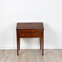 Circa 1780 Elm Georgian One Drawer Desk England - 2212313