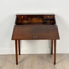 Circa 1780 Elm Georgian One Drawer Desk England - 2212314