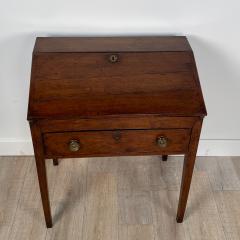 Circa 1780 Elm Georgian One Drawer Desk England - 2212315
