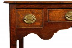 Circa 1780 English George III Patinated Oak Antique Writing Table - 4501612